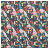 Tissu Oiseaux exotiques (Échantillon)