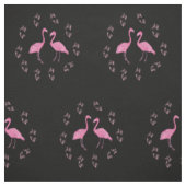 Tissu Oiseaux Flamants roses roses (Échantillon)