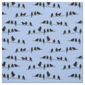 Tissu Oiseaux sur fil (Échantillon)