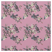 Tissu Oiseaux vintages (Échantillon)