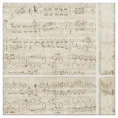 Tissu Old Music Notes (Fermer)
