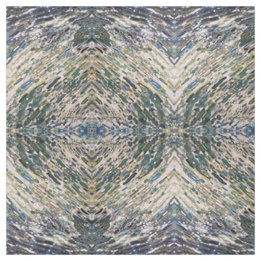 Tissu olive d'Ikat Boho de tissu de marine et de (Échantillon)