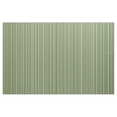 Tissu Olive foncé vert & blanc lignes (Yard)