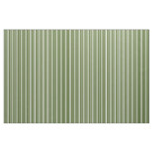 Tissu Olive foncé vert & blanc lignes (Fat Quarter)