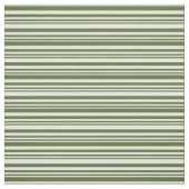 Tissu Olive foncé vert et blanc Motif (Échantillon)