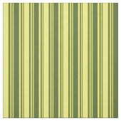 Tissu Olive foncé Vert et Jaune rayures de couleur (Échantillon)