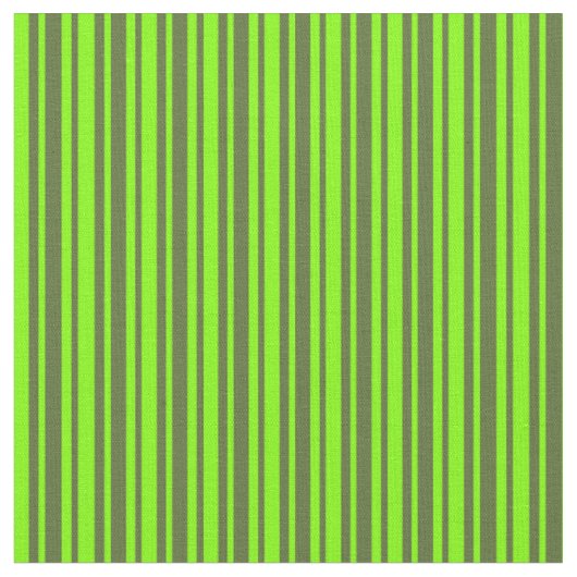 Tissu Olive foncé vert et Motif de rayures de Chartreuse (Fermer)