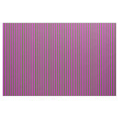 Tissu Olive foncé vert et Motif de rayures Fuchsia (Fat Quarter)