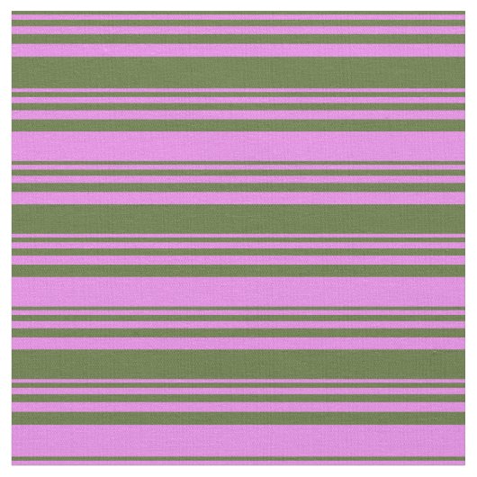 Tissu Olive foncé vert & violet Motif (Fermer)