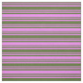 Tissu Olive foncé vert & violet Motif (Échantillon)
