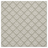 Tissu Olive Green Damask (Échantillon)