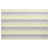 Tissu Ombre gris jaune Chevron Zigzag (Yard)