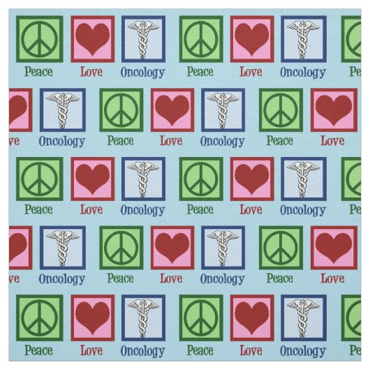 Tissu Oncologue Bureau d'oncologie Peace Love (Échantillon)