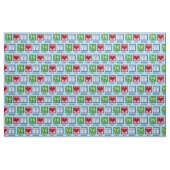 Tissu Oncologue Bureau d'oncologie Peace Love (Fat Quarter)