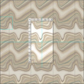 Tissu onde rétro (Carreau)