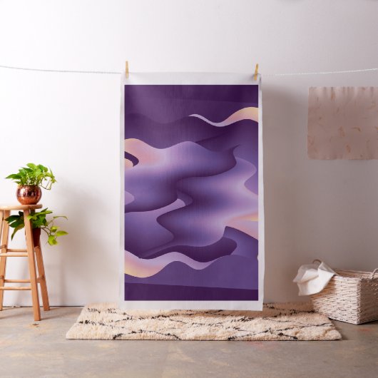Tissu Ondes violettes (In Situ)