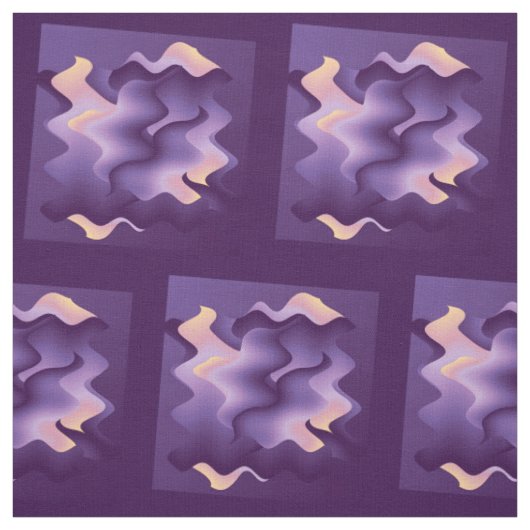 Tissu Ondes violettes (Échantillon)
