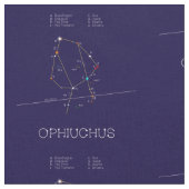 Tissu Ophiuchus de constellation zodiaque (Fermer)