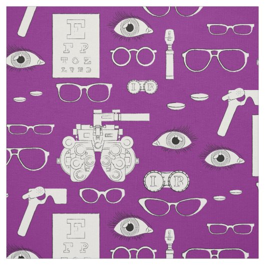 Tissu Optométriste Opticien Vintage (Échantillon)
