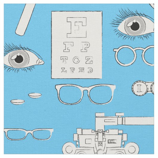 Tissu Optométriste Opticien Vintage (Fermer)