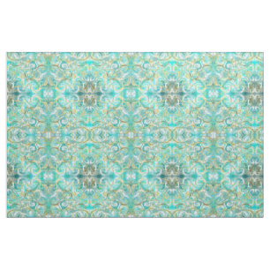 tissu or bleu, textile de maison coloré magnifique