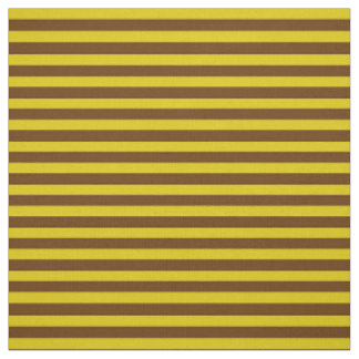 Tissu Or foncé, brun coco, rayures
