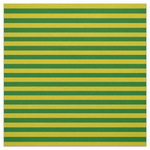 Tissu Or foncé, maille verte de l'île, rayures