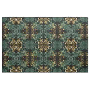 tissu or noir, textile coloré de maison