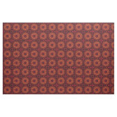 Tissu Or sur le mandala rouge (Yard)