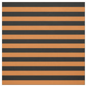 Tissu Orange Black Horizontal Stripes Half Inch Size (Échantillon)
