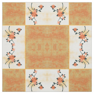 Tissu Orange Blossom