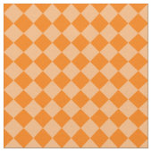 Tissu Orange Checker Diamond Pattern (Fermer)