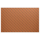 Tissu Orange Daisy Flower Nature Motif (Yard)