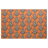 Tissu orange de grenouille d'arbre du Congo (Fat Quarter)