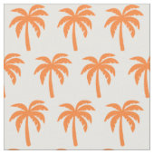 Tissu orange de palmier (Fermer)