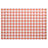 Tissu orange et blanc classique de plaid de (Fat Quarter)