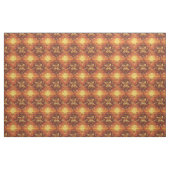 Tissu Orange florale de gradient de Boho (Yard)