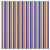 Tissu Orange foncé, beige et bleu foncé (Échantillon)