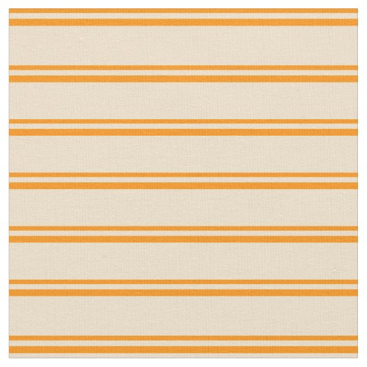 Tissu Orange foncé et bandes tan (Fermer)