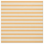 Tissu Orange foncé et bandes tan (Échantillon)