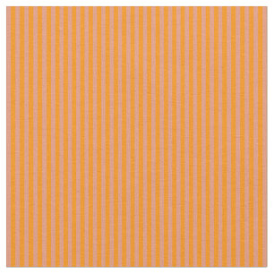 Tissu Orange foncé et lignes Saumon foncées
