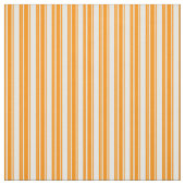 Tissu Orange foncé et rayures blanches (Échantillon)
