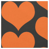 Tissu Orange Hearts Fabric (Fermer)