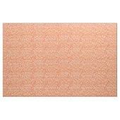 Tissu orange, jaune, blanc de léopard (Yard)