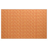 Tissu Orange / Jaune Carrés Abstraits & Rectangles (Yard)