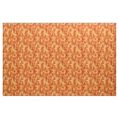 Tissu Orange / Jaune Carrés Abstraits & Rectangles (Fat Quarter)