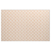 Tissu Orange Peace Floral (Yard)