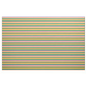 Tissu Orange, Plum, Turquoise, Vert foncé et Blancs (Fat Quarter)