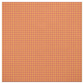 Tissu orange rouge de guingan de contrôle de style (Échantillon)