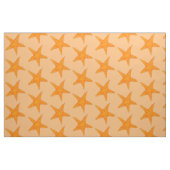 Tissu Orange Starfish Star Fish Shell Beach Ocean Sea (Fat Quarter)